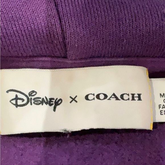 Disney Coach Snow White Dopey Purple Gem Sweatshirt size small - Picture 5 of 5